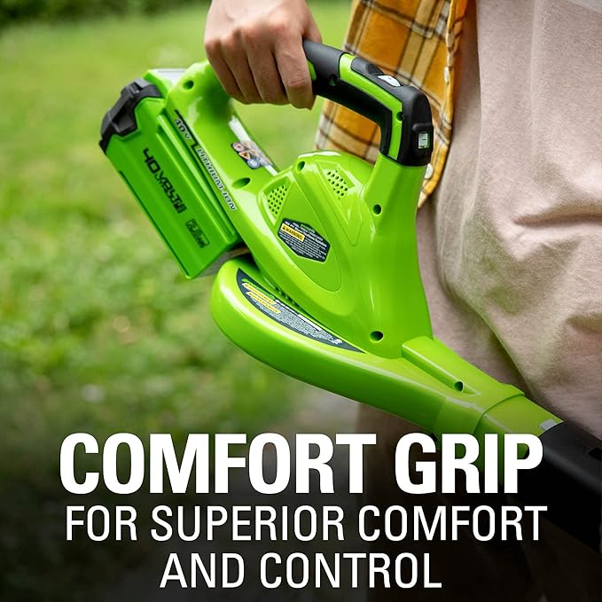 Greenworks 40V (150 MPH / 130 CFM / 75+ Compatible Tools) Cordless Leaf Blower Tool Only