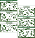 Yardwe 6pcs Garden Trellis Plant Climbing Support for Indoor Potted Plants Vertical Rack for Peas Roses Morning Glories Outdoor Indoor Use