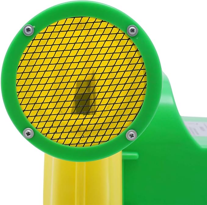Air Blower Pump Fan 2150Pa Air Blower Jumping Bed Inflator Powerful Inflatable Bounce House Blower for Inflatable Water Slide Bouncy Castle Bounce House Speed 3250RPM 1118CFM Air Volume