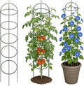 Garden Obelisk Trellis for Climbing Plants 5.7/4.5FT Heavy Duty Metal &amp Rustproof Plant Climbing Support for Garden Indoor Outdoor Potted Plant Flowers Fruits Vegetable Vines (5.7FT / 2Pack)