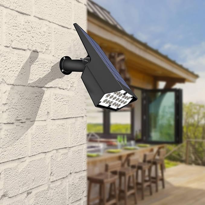 ZJchao Solar Lawn Spotlight Outdoor Patio Landscape Lighting Garden Villa Wall Lights Garage Wall Lamp Balcony Lamp Solar Powered Wall Lamp Solar Wall Lights Indoor Outdoor (RGB)