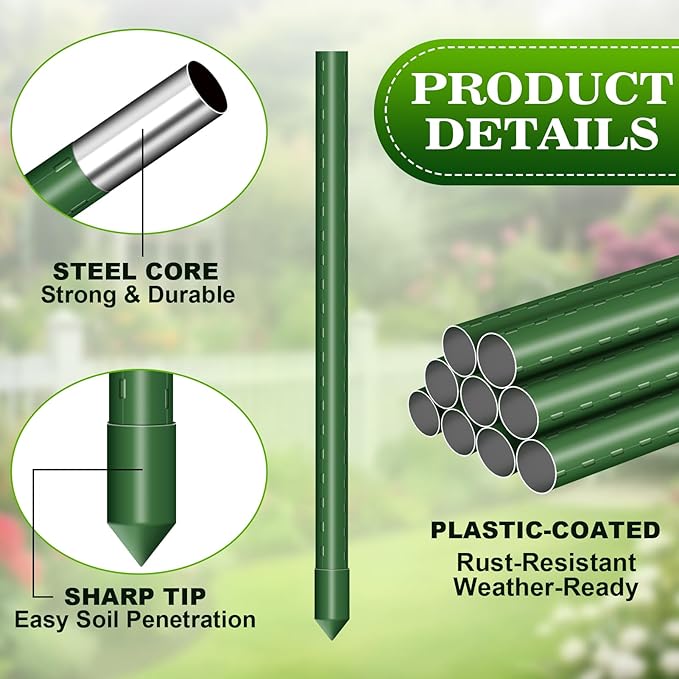 NNG 6 Packs 48 inches Tomato Cages with 10 Gallon Grow BagsGarden Plant Support CagesPlant Tower Stakes Garden Trellis for Climbing PlantsTomato Plant Trellis for Vegetable Fruits Vines