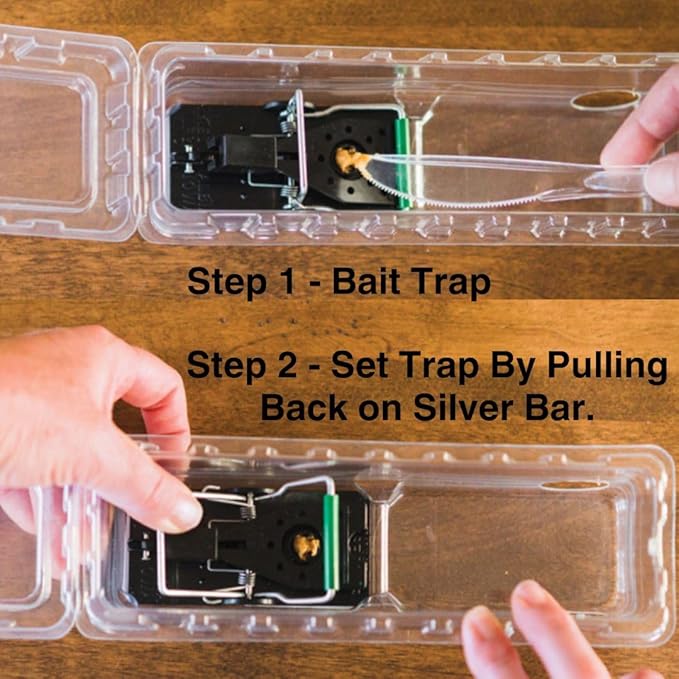 DoomBox™ Clear Enclosed Mouse Trap | Highly Effective and Keeps The Mess with The Mouse | Patented Click-It™ Closure Technology | Safe for Kids &amp Pets | Certified Child Resistant | Made in USA (10