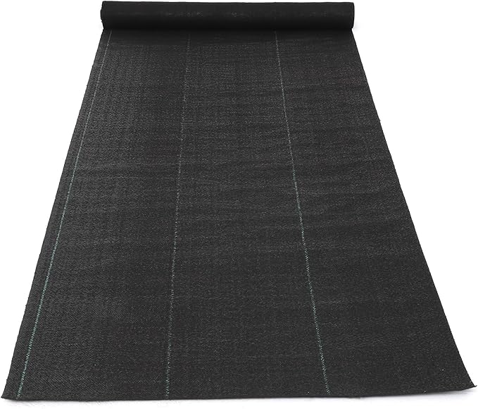 Heavy Duty Landscape Outdoor Gardens Weed-Barrier-Fabric 6ft x 300ft Black
