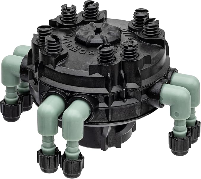 10-Pack Orbit 8-Port Manifold with Adjustable Flow for Irrigation