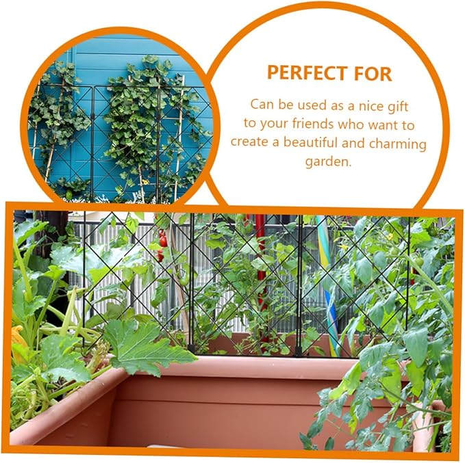 2pcs Plant Trellis Garden Support Bracket for Climbing Vines and Tomatoes