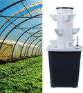 Hydroponics Growing System Tower Aquaponics Grow System Garden Tower Aeroponics Growing Kit for Herbs Fruits and Vegetables (Color : 15holes)