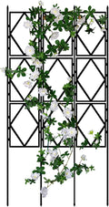 Garden Trellis for Plant Support Foldable Plant Trellis Roses Climbing Frame Outdoor/Indoor Space-Saving Vertical Garden Trellis Patio Lawn Decor(W60xH120CM(2.0x3.9FT))