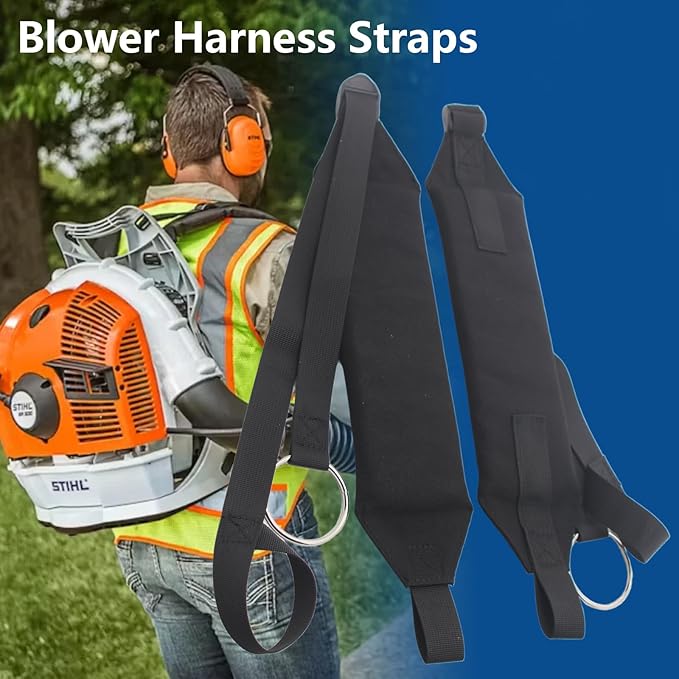 2-Pack Blower Shoulder Straps Left &amp Right – Replacement for STIHL BR350 BR430 BR450 SR430 SR450 Backpack Leaf Blowers – Replaces 4244-710-9005