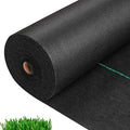 5.8oz Heavy Duty Weed Barrier Landscape Fabric Premium Durable Weed Blocker Cover Black Ultra Thick Mulch for Landscaping Outdoor Gardening Weed Control Mat 4ft x300ft