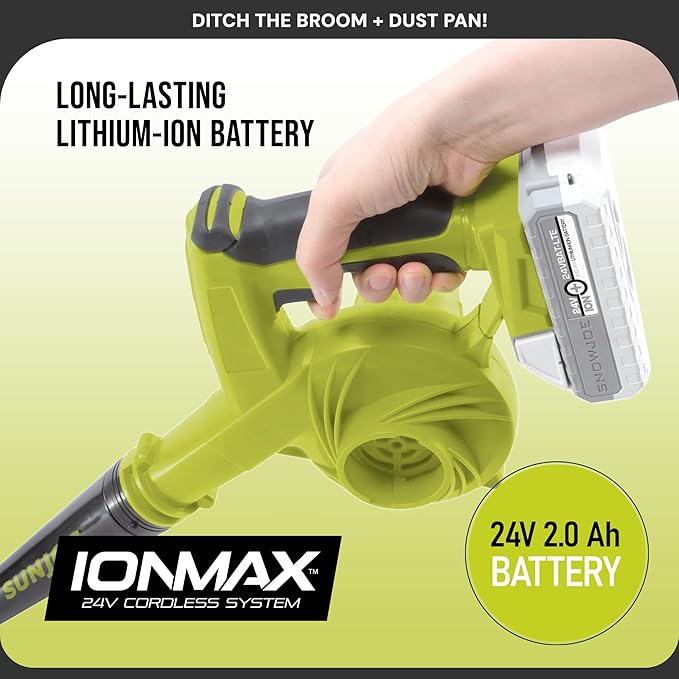 Sun Joe 24V IONMAX Work Shop Blower and Vacuum Battery Charger 24V-WSB-LTE