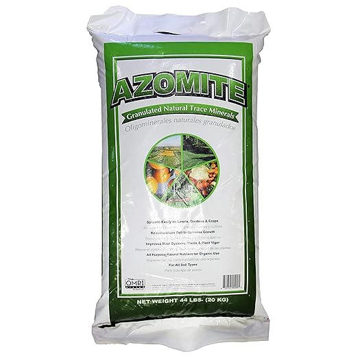 AZOMITE® Granulated Natural Trace Mineral Fertilizer &amp Soil Amendment – OMRI Listed® for Organic Use – Mined in Utah