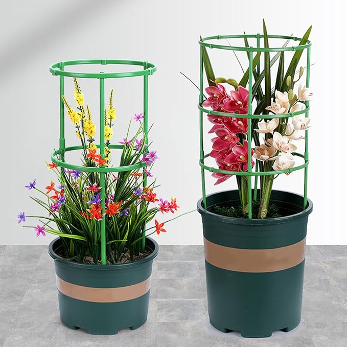Multi-Tier Plant Climbing Trellis Garden Obelisk GreenClimbing Plant Supports for Indoor Outdoor Diameter-20/25/30/36cm for Climbing PlantsVegetableFlowers(Size:30x70cm)