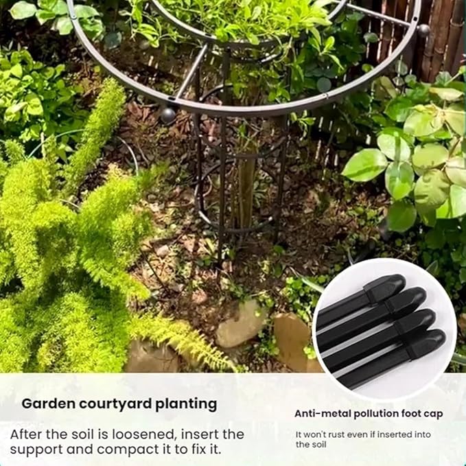 Outdoor Garden Trellis for Climbing Plants and Flowers Indoor Tower Frame Easy to Assemble Rustproof Garden Obelisk Trellis for Backyard Patio 110cm 145cm 180cm 215cm(White4.6ft)