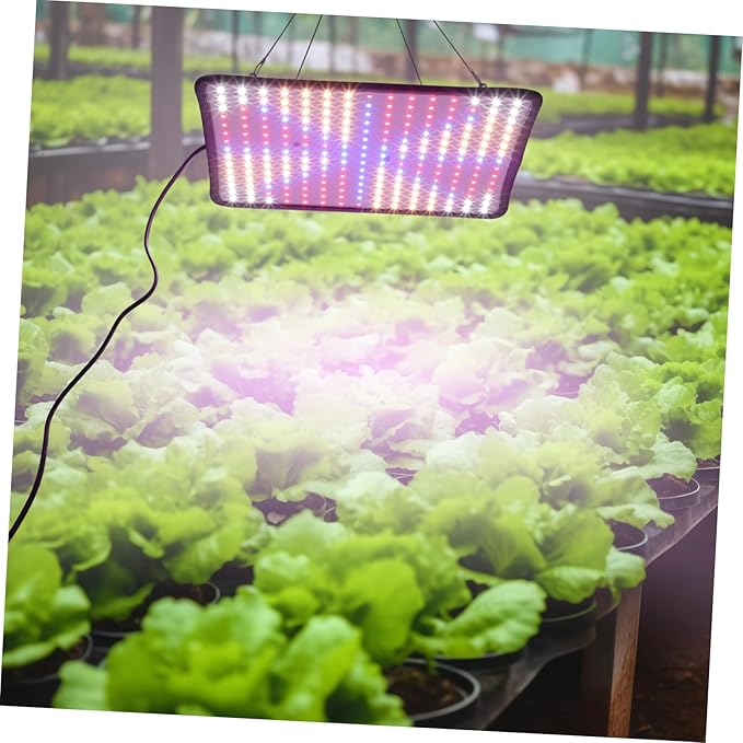 Happyyami Grow Light Led 225 Led Plant Grow Lamp Indoor Planting Lamp Hanging Light for Greenhouse Easy to Use