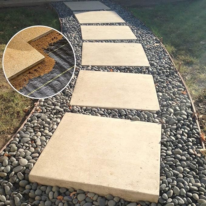 Agfabric 6.5x300ft Landscape Fabric Weed Barrier 3.2oz Ground Cover Garden Mats