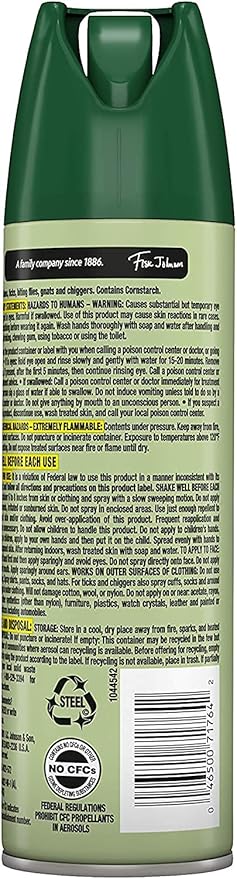 OFF! Deep Woods VIII Dry Insect Repellent Bug Spray for Camping Hiking and Outdoor Use 4 Ounce (Pack of 1)