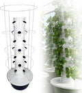 Hydroponic Tower Hydroponic Growing Kits Tower Garden Hydroponics Growing System with Plant Climbing Frame Aeroponic Tower Garden for Herbs Fruits and Vegetables 7Layer