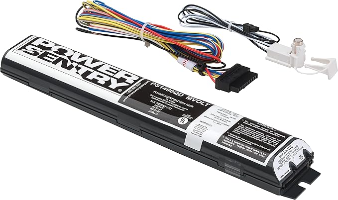 Lithonia Lighting Power Sentry Emergency Battery Back Up T5 and T8 Compatible Fluorescent Ballast with 1400 Lumen Output 90 Minute Operation UL Listed (PS1400QD MVOLT M8)