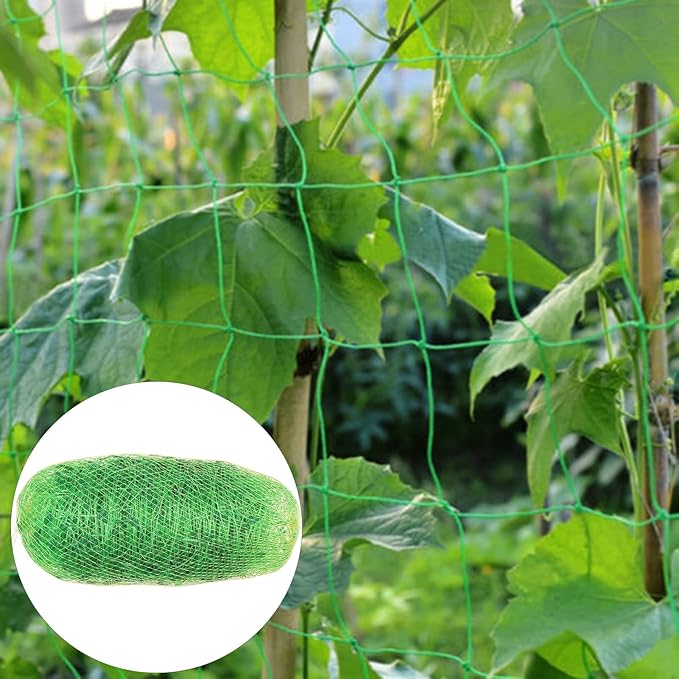 Plant Trellis Netting Garden Trellis Netting for Climbing Plants Mesh Plant Grow Supports for Vegetables Clematis CucumberTomatoes and Vine Plants Green C
