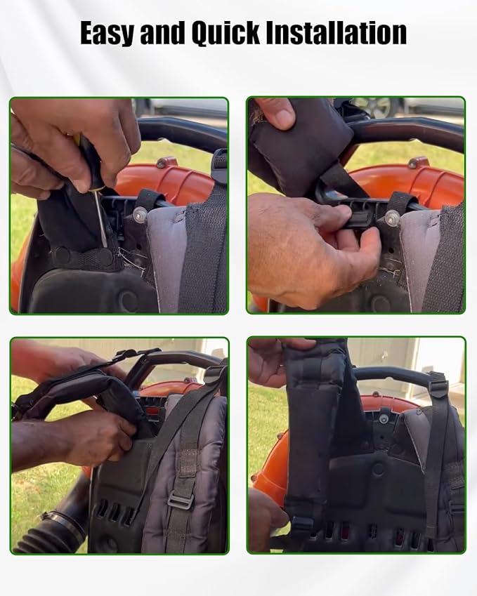 2Pcs Shoulder Straps Fit for Echo P021048250 P021048260 PB-580 PB-580H PB-580T Backpack Blower Leaf Blower Left and Right Harness Strap Set