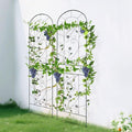 2 Pack Metal Garden Trellis for Climbing Plants Outdoor Fence Plant Support Trellis for Flower and Vagetable 20'' W X 83'' H Garden Decorative Trellis-Green