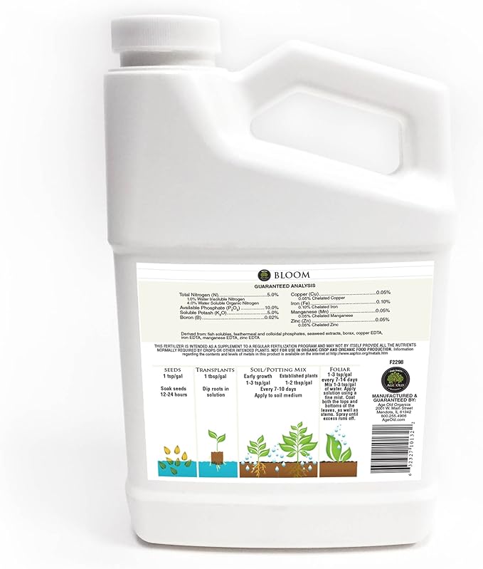 Bloom Natural Based Liquid Fertilizer 32 ounces