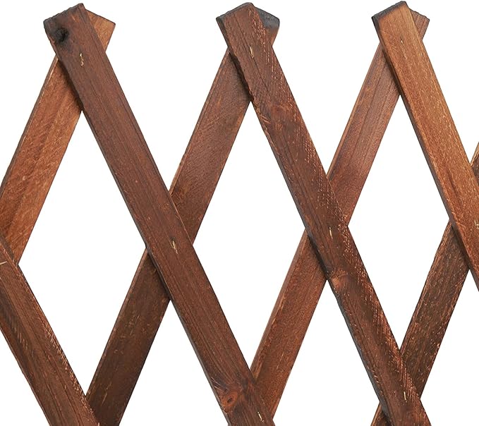 Wooden Lattice Wall Expandable Plant Garden Trellis for Climbing Plants Outdoor Air Plant Vertical Rack Wall Decor for Room Patio