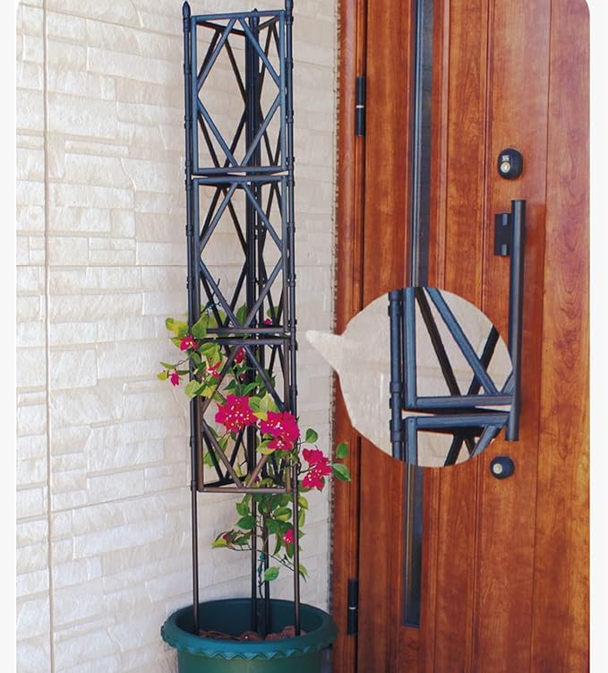 Foldable Garden Trellis DIY Garden Climbing Aid Rustproof Metal Plant Trellis Support Plant Support Bracket For Climbing Plants Vine Ivy Rose Cucumbers Clematis 4 Size ( Size : 60*180cm )