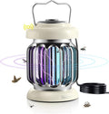 2-Pack Hybrid Spectrum Dusk-to-Dawn Bug Zapper Outdoor Bug Zapper Indoor Mosquito Repellent Outdoor Patio Mosquito Zapper Fly Zapper Fruit Fly Trap for Indoors Killer with Light Sensor