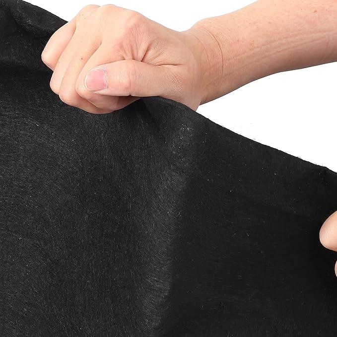 3ft x 100ft 8.0 oz Non-Woven Geotextile Fabric Heavy Duty PP Landscape Ground Cover 350N Tensile Strength for French Drains Erosion Control Weed Barrier