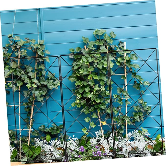 2pcs Plant Climbing Frame Garden Trellis for Support of Climbing Plants Sturdy Structure for Tomatoes Peas and Vines