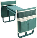 Garden Kneeler and Seat Height Adjustable Foldable Gardening Stool Bench with 2 Tool Pouches for Kneeling Sitting Gardening Gifts for Women Mom Men Seniors Kneeling Pad (Green)
