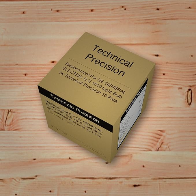 Technical Precision Replacement for GE General Electric G.E 1819 Light Bulb 10 Pack
