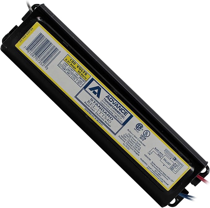 Advance REL-1TTS40 Compact Fluorescent Ballast 1-Lamp 40W FT FT40W 120V