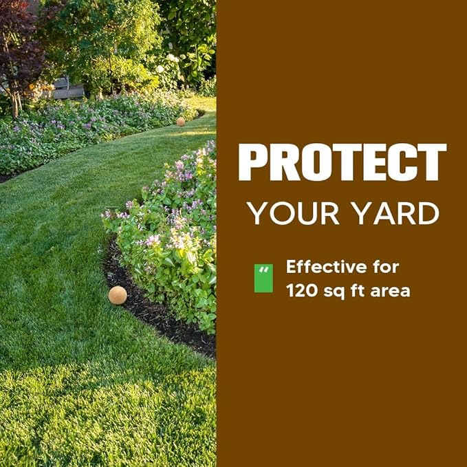 Mole Repellent Gopher Repellent Groundhogs Repellant Outdoor Vole Deterrent Armadillo Repellent for Lawns Keep Mole Out of Yard Get Rid of Gophers Covers Up to 120 Sq Ft-8Pcs