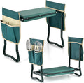 IRONMAX Garden Kneeler and Seat Heavy Duty Foldable Gardening Bench Stool w/Soft Foam Pad &amp 2 Tool Storage Bags for Kneeling &amp Sitting Gardening Gifts for Women Men