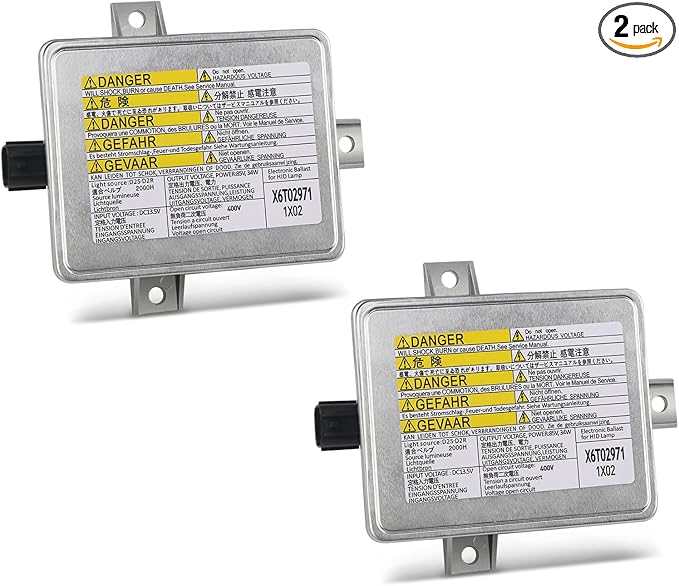 HID Headlight Ballast Compatible with Acura TL Acura TSX Honda S2000 Mazda 3 Replacement for X6T02981 W3T10471 X6T02971 33119-S0K-A10 Xenon Control Unit Module (2 PCS)