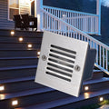 LED Beam Spotlights - LED Outdoor Step Lights AC220V Outdoor Spotlight Recessed Spotlight For Yard Lawn IP65 Waterproof Square Buried Spotlight For Outdoor Patio Deck Landscape Lighting(White2w(2