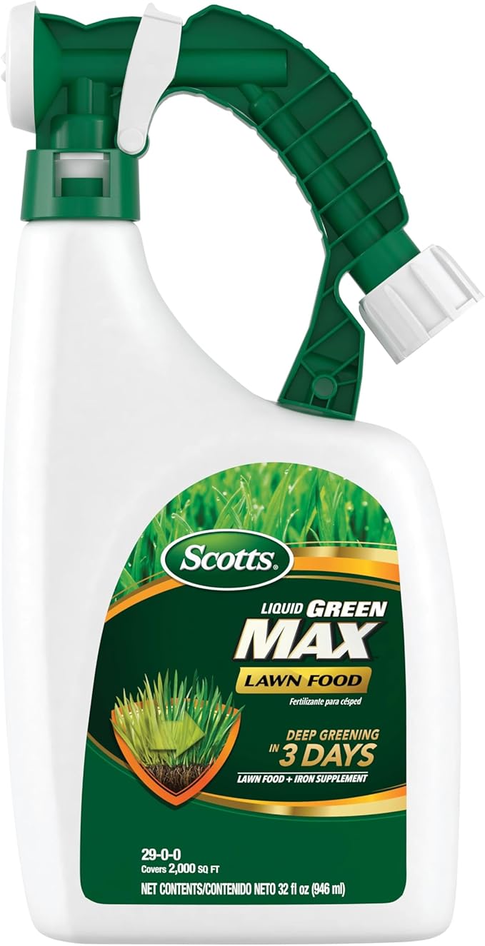Scotts Liquid Lawn Care Bundle with Turf Builder Lawn Food Turf Builder with Plus 2 Weed Control and Green Max Lawn Food