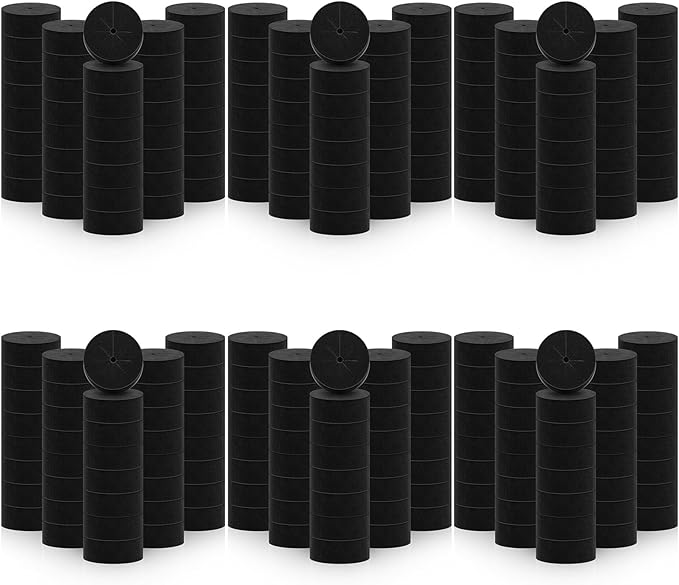 Lallisa 360 Pcs Clone Collars 2 Inch Foam Inserts for Hydroponic Cloning Machines Fits 2 Net Pots Reusable Collars for Hydroponics Plant Germination in DIY Cloner and Clone Machines (Black)