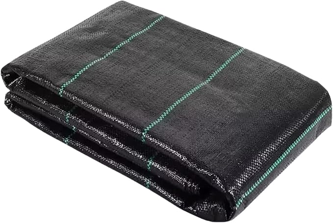 75g/2.64oz Driveway Fabric Heavy Duty Woven Landscape Fabric Garden Weed Barrier Fabric Weed Control Fabric Geotextile Fabric for Landscaping Weed Block Gardening Mat0.4-6m(5 * 100m)