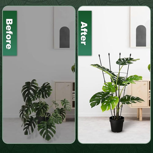 2Pack Garden Trellis for Climbing Plants Outdoor &amp Indoor 47in Obelisk Trellis and Tomato cage 2 Shapes Rustproof Plant Support Indoor Plants Trellis for Potted Plants with 10pcs Colorful Butterf