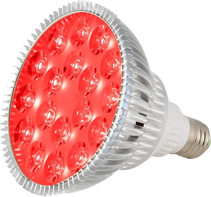 ABI 25W Deep Red 660nm LED Light Bulb Bloom Booster for Flowering Fruting and Grow Spectrum Enhancement