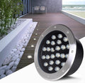 Outdoor Ground Light LED Well Lights IP66 Waterproof Garden Round Underground Spotlights AC85-110V for Garden Yard Tree Pathway Landscape Light
