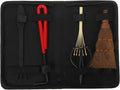 HEMOTON 5pcs Bonsai Tree Kit Gardening Hand Tools Set with Planting Scissors for Garden Care and Soil Loosening Sturdy Pruning Tools for Indoor and Outdoor Plants