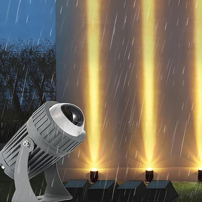 Landscape Lights - Rotation Spotlight 10W Outdoor Wall Lamp Led Beam Light IP65 Waterproof Narrow Beam Spotlight 180° Adjustable Bracket Ground Light(Red10W(12V))