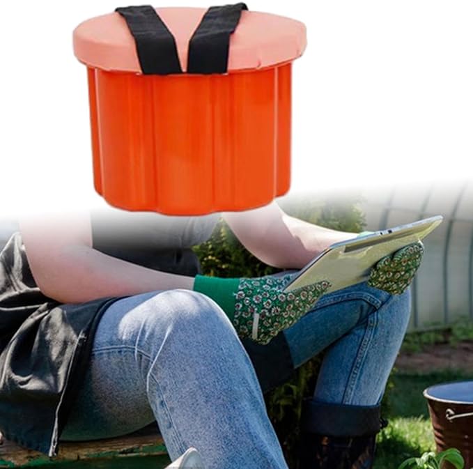 Portable Garden Work Stool with Comfortable Seating Height 18cm