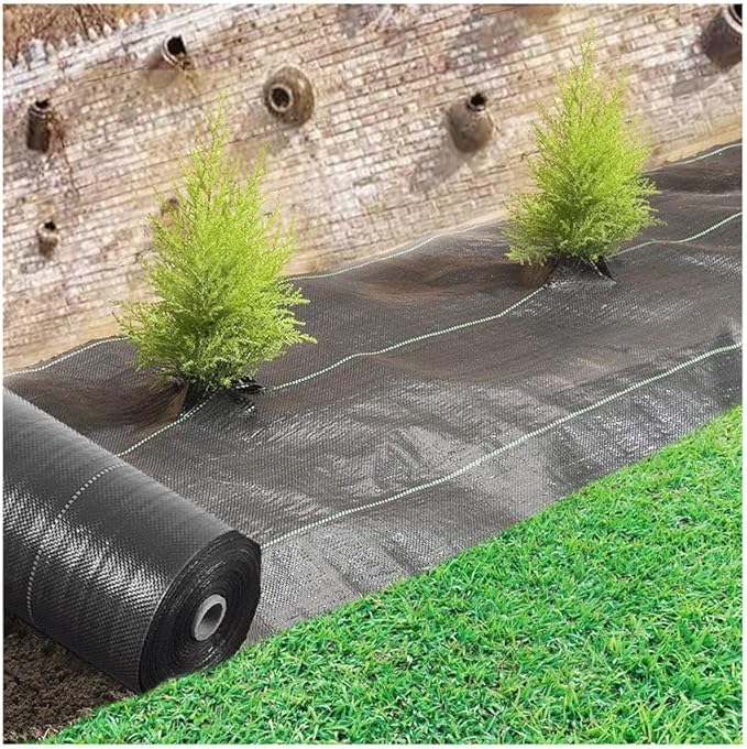 Garden Landscape Fabric PP Gardening Mat Road Ground Cover for Agriculture Mulching Film(1.8x5M)