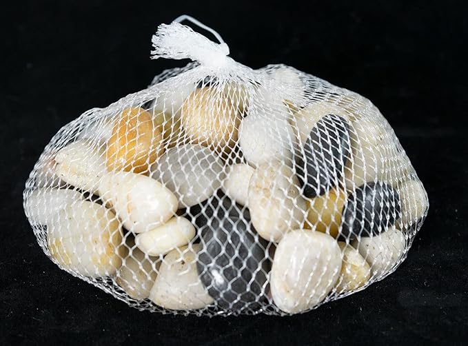 3 Lbs. Large Decorative Pebbles for Bonsai Tree Humidity Tray and Fairy Garden -qln